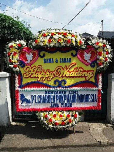 Karangan Bunga Pernikahan  di Siak